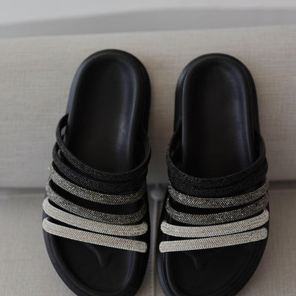 Shahd Slipper - Black